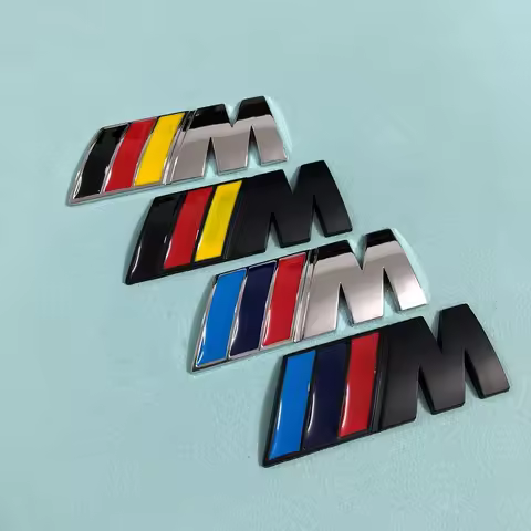 M‑Sport Side Fender Trunk Emblem Badge Stickers Auto Accessories For BMW M1 M2 M3 M4 M5 M6 E83 E84 F