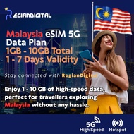 Malaysia eSIM 5G Data Plan 1GB - 10GB High-Speed Mobile Internet Maxis Network Instant QR Delivery 1