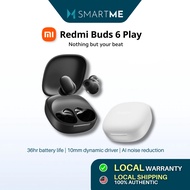 Xiaomi Redmi Buds 6 Play Mi True Wireless Earbuds Basic Bluetooth Stereo Earphone