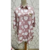 KEMEJA FM premium bangkok clothes FC101 exclusive women's blouse shirt