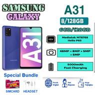 FLASH SALE!!! Samsung Galaxy A31 / a31 NFC RAM 8/128 GB FULLSET Bergaransi - HITAM