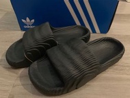 US11 歐洲版 Adidas  Originals Adilette Slides 22 black gx6949 拖鞋