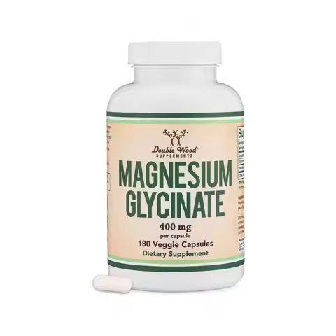 Magnesium Glycinate Capsules Promotes Overall Wellness Daily Nutrition Supplement