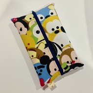 Disney Tsum Tsum Big Tissue/ Face mask Pouch/Purse/holder/case (💯 handmade)