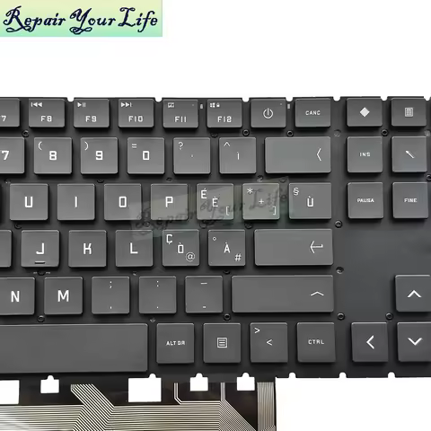 Italiano Spain RGB/Colorful Backlight Laptop Keyboard For HP OMEN Gaming 16-K 16-U 16-WF 16-WD 16T-K