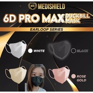 MEDISHIELD  6D promax duckbill mask 2.0 10pcs🔥6D Duckbill  Face Mask 4ply non Medical Mask 3D Mask P