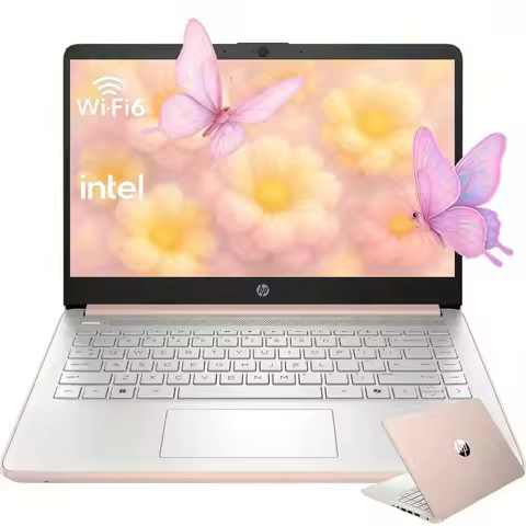 HP 14" HD Business Laptop,Intel Processor N150,4GB RAM,128GB UFS,Intel Graphics,Wi-Fi 6,Windows 11 H