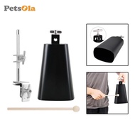 [PETSOLA] Drum Connecting Clamp Drum Cow Bell Stand Percussion Accessory Drum Set Easy Installation 