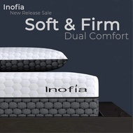 Inofia Memory Foam Mattress (8") | Dual Comfort | Flippable 2 in 1