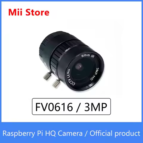 Official product Raspberry Pi HQ Camera FV0616/3MP 12.3MP Sony IMX477 with adjustable back focus and