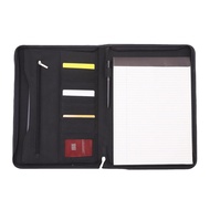 Logo Custom-Made Leather Manager Folder Hot Pressing Folder Leather Zipper Bag a4pu Manager Folder O