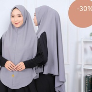 Instant hijab CRINCLE VEST/Khimar vest/brego vest/shari vest hijab 85x110cm