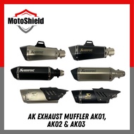 Exhaust Muffler AK01, AK02 & AK03 Series