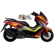 MERAH Yamaha Nmax 155 Red Striping Sticker - SCN6M