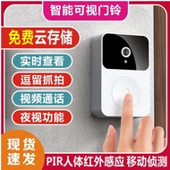 Hot SaLe Wireless Video Doorbell Home Smart Digital Door Viewer HD Night Vision Smart Doorbell Voice-Changing Intercom M