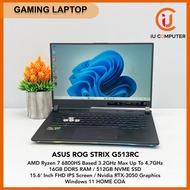 ASUS ROG STRIX G513RC-HN163W GAMING AMD RYZEN 7 6800HS 16GB DDR5 RAM 512GB NVME SSD RTX-3050 USED RE