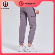 Lululemon yoga sports and leisure pants have pocket drawcord design, loose and breathable Yoga Fitness pants E361