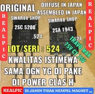 10 SET LOT524 ( 1943 + 5200 ) LOT 524 ORIGINAL JAPAN FINAL TOSHIBA 2SA1943 2SC5200 SA1943 SC5200 AMP
