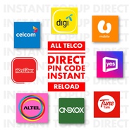 💥BEST💥 RM10-50 | Pin Code &amp; Instant Topup Transfer - Celcom Digi Umobile Maxis Hotlink (Recharge Top Up Reload)