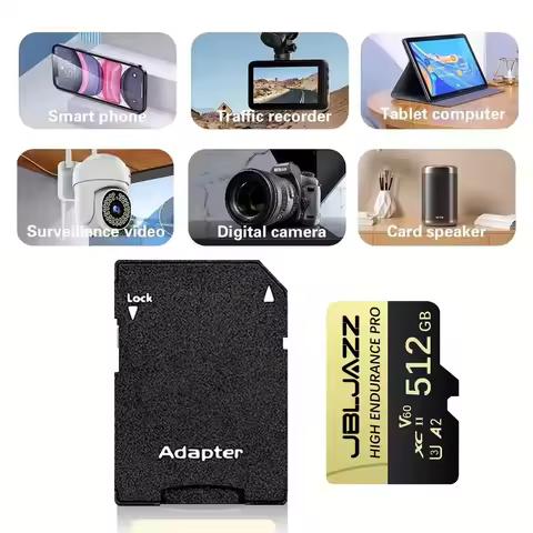MicroSD Card High Endurance 32GB SDHC 64GB 128GB SDXC V30 C10 U3 Flash Memory Card 100Mb/s TF Video 