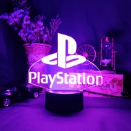 PS4 Gaming Room Desk Setup Lighting Decor LED Night Lamp on the table Game Console Icon Logo Sensor