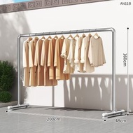 全城熱賣 - 特粗防風鋼管晾衣架 落地立式臥室折疊家用曬衣架子 陽臺簡易曬被子(快遞送貨上門)