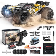 BEZGAR HP141S Fast RC Cars 50MPH - 1:14 Scale Remote Control Cars for Adults, RC Trucks 4x4 Offroad 