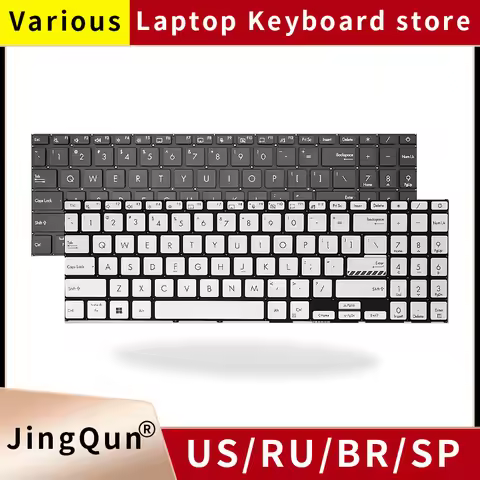 Replacement US/RU/SP Russian Laptop Keyboard For ASUS Vivobook 15 X1502 X1502ZA X1502Z X1502VA B1502