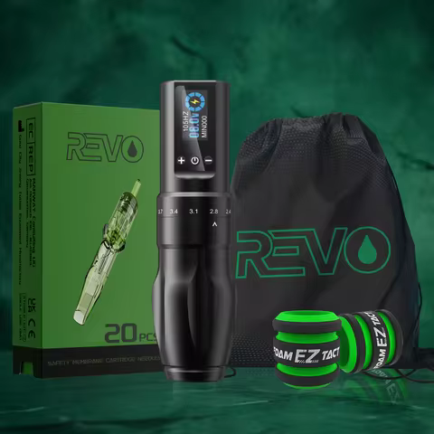 INKIN Soultats Cartridge Tattoo Machine Pen Tattoo kit for REVO Cartridge Tattoo Needles Disposable 