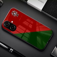 HP Samsung A07 Glass softcase - NEWEST - Football Club Motif - Case Latest Waterproof TPUhp (MC171)