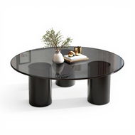 Modern Tempered Glass Coffee Table Luxury Living Room Center Table Small Space Home End Table Minima