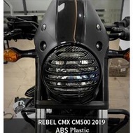 台灣現貨Cmx500 Cmx300 前照燈整流罩擋風玻璃面罩罩和前照燈保護罩適用於本田 Rebel 2017-2021