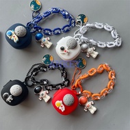 Baseus WM02 WM02+ WM01 Plus Earphone Silicone Case Cartoon Astronaut Earbuds Waterproof Shockproof S