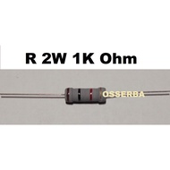 R 2W Resistor 2 Watt 1K 1K5 2K2 3K9 8K2