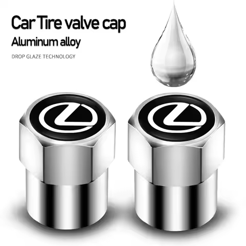 4Pcs Styling Wheel Tire Valve Air Stem Cap Duust Covers For Lexus GX460 Fsport IS200 LC500 IS220d GS