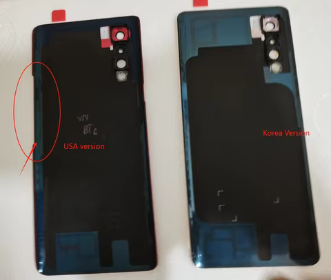 For LG Velvet 5G G9 G900 LM-G900N New Original Glass Battery Cover Rear Housing Back Case With Adhes