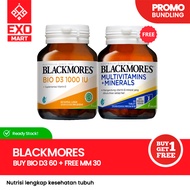 Blackmores - Buy Bio D3 1000iu 60 Free Multivitamins+Minerals 60 Tablets BPOM Kalbe