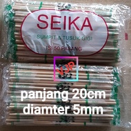 Sumpit Bambu Tusuk Gigi Set Seika Steril Hygienis 50pasang