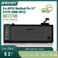 LP-6 New🌳QM SKOWER  A1322 A1278 Battery For APPLE MacBook Pro 13 Inch A1278 (2009-2012)  A1322 Battery 6000mAh  APPLE La