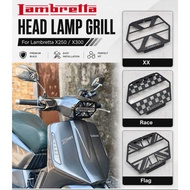 Grill Head Lamp Protector Lambretta X250/X300 XX Design New Accessories Lambretta Cover