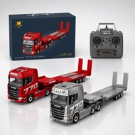 HUINA 1501 1502 SCANIA 770S RC HUINA 1501 1502 SCANIA 770S Traktor Kawalan Jauh Treler Merah Kelabu 