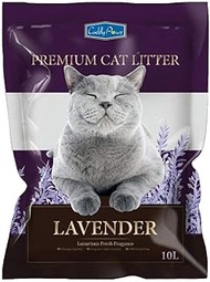 [CUDDLY PAWS] PREMIUM CAT LITTER 10L - LAVENDER