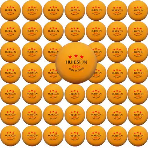 Huieson 3 Star 20~100 PCS Ping Pong Balls New Material ABS 40+ Professional Table Tennis Balls Table