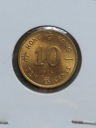 香港硬幣～1984年香港伊莉莎伯二世壹毫