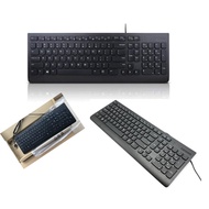 Original New Lenovo SK-8823 00XH587 Slim Wired USB Black Essential Keyboard Keypad