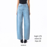Merge Official - Signature Curve Jeans (Mid Waist) (พร้อมส่ง)