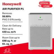 Honeywell Air Purifier For Home Pre Filter 4 Stage Filtration Coverage Area of 64 m² H13 HEPA Filter Activated Carbon Filter Removes 99.99% Pollutants &amp; Micro Allergens Air touch - P1