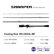 PURELURE SHARPEN Soft Lure Long Spinning and Casting XF/MF Action Rods FUJI Components Bass Pike Rod