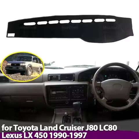 For Toyota Land Cruiser J80 LC80 Lexus LX 450 1990-1997 Dashboard Cover Dash Board Mat Carpet Pad Sh
