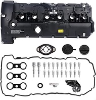 KUSATEC Engine Valve Cover Kit with Gasket Fit for 2007-2013 BMW 128i 130i 323i 328i xDrive 328xi 52